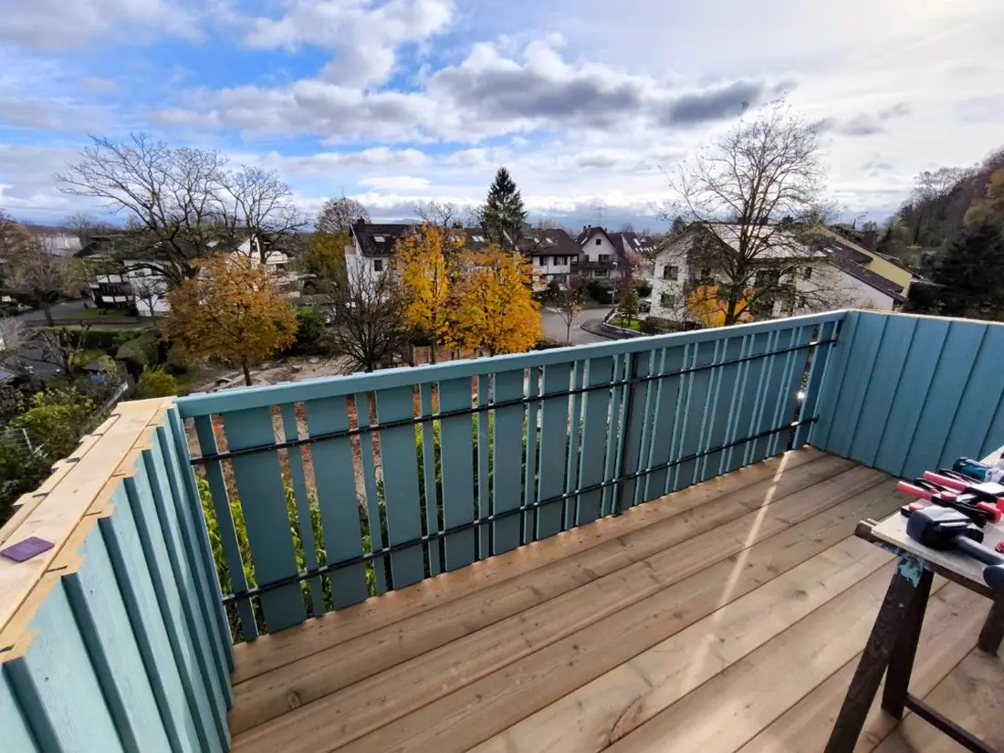 Arbeiten am Balkon